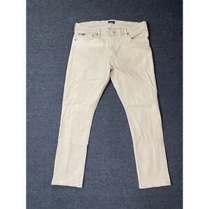 Polo Ralph Lauren The Varick Slim Straight Jeans tan Mens 36x32 Straight Pants
